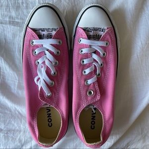 Pink Converse (Custom) with music notes. Brand new